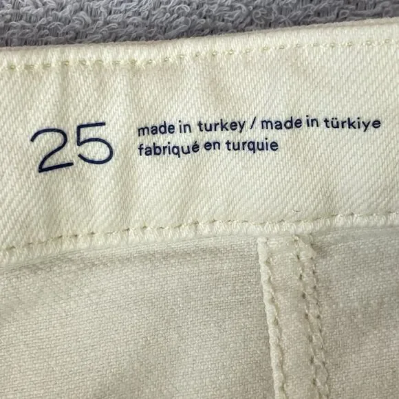 Pilcro Hemp / Cotton Baggy Pants Women’s 25 Cream / Off White Ankle Length - Picture 7 of 16